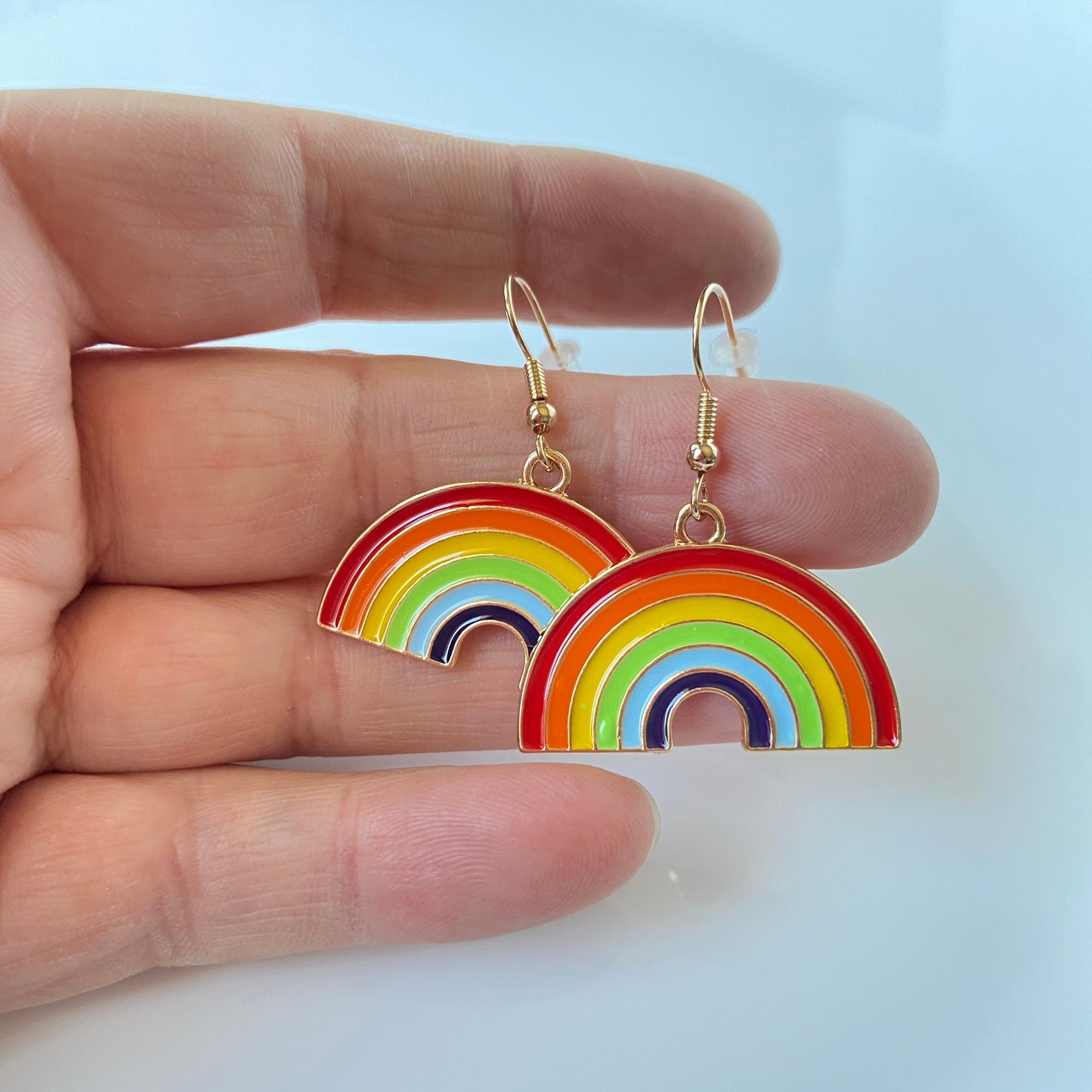 Rainbow Earrings LGBT Jewelry Pride Gay Earrings Pride Rainbow Arch Transgender Pride Flag LGBT Multicolor