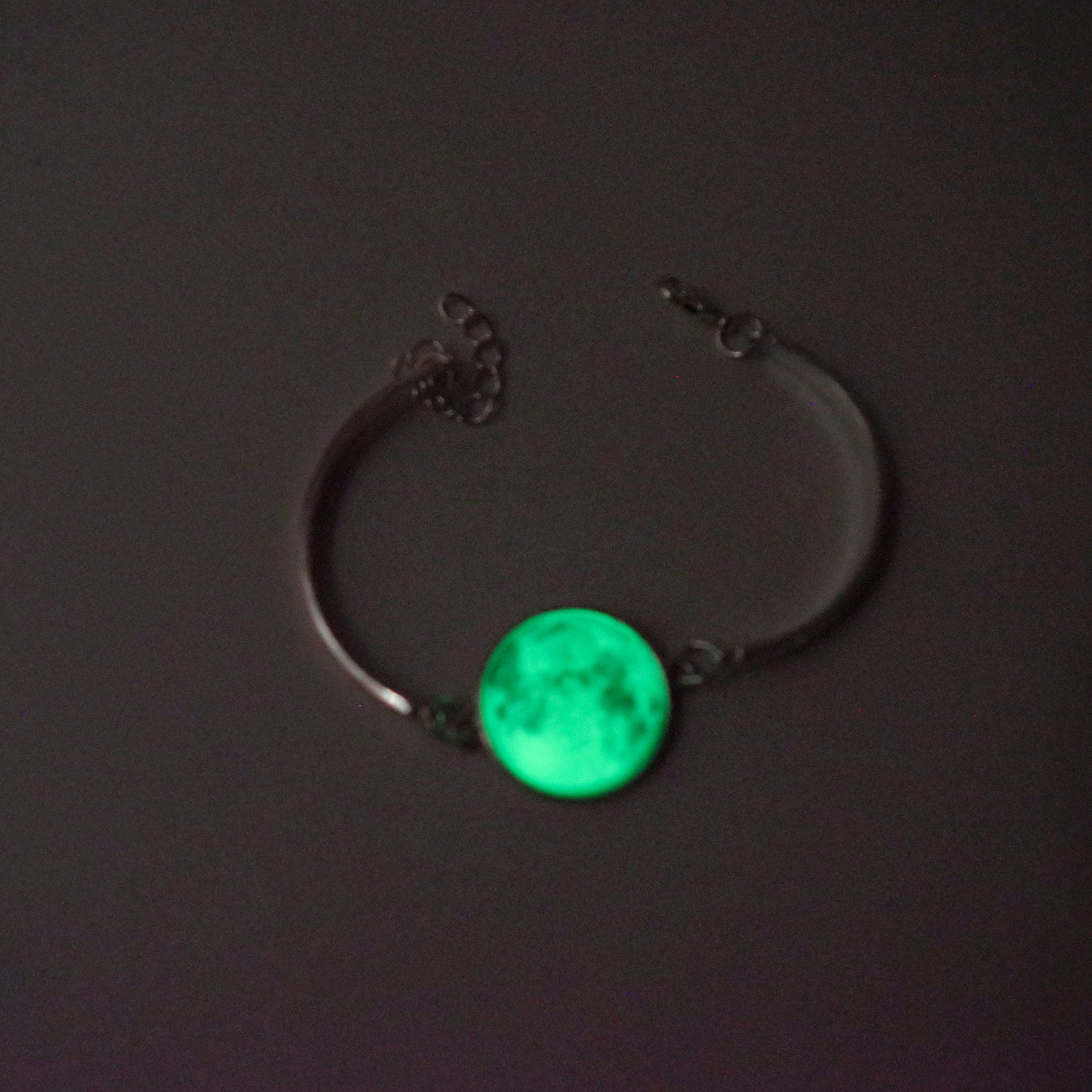Moons Glow in the Dark Bracelet for women Glowing Moon Phase Jewelry
